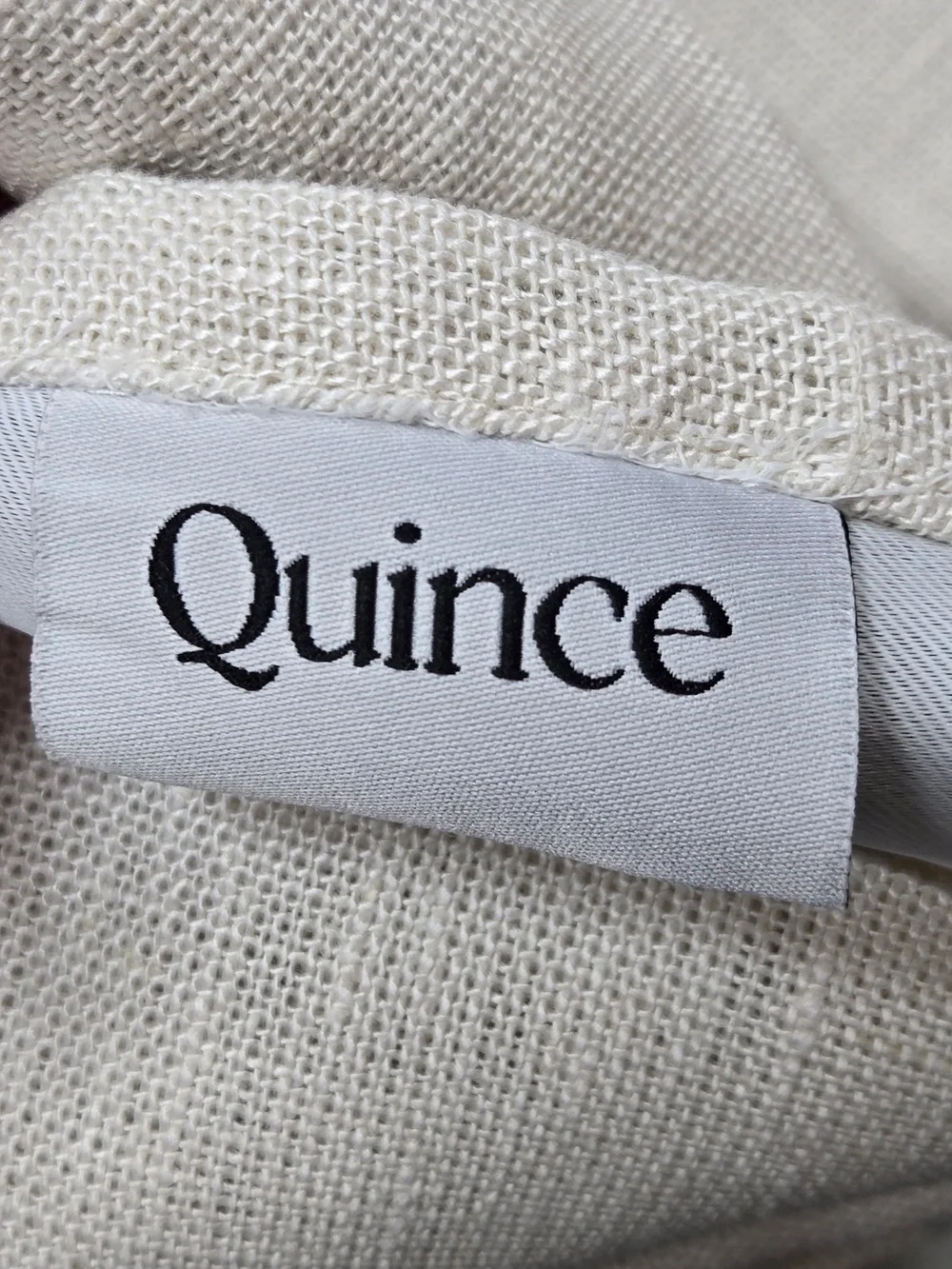 NWT QUINCE Set 2 48x108 Heavyweight European Linen Room Darkening Curtains 0132